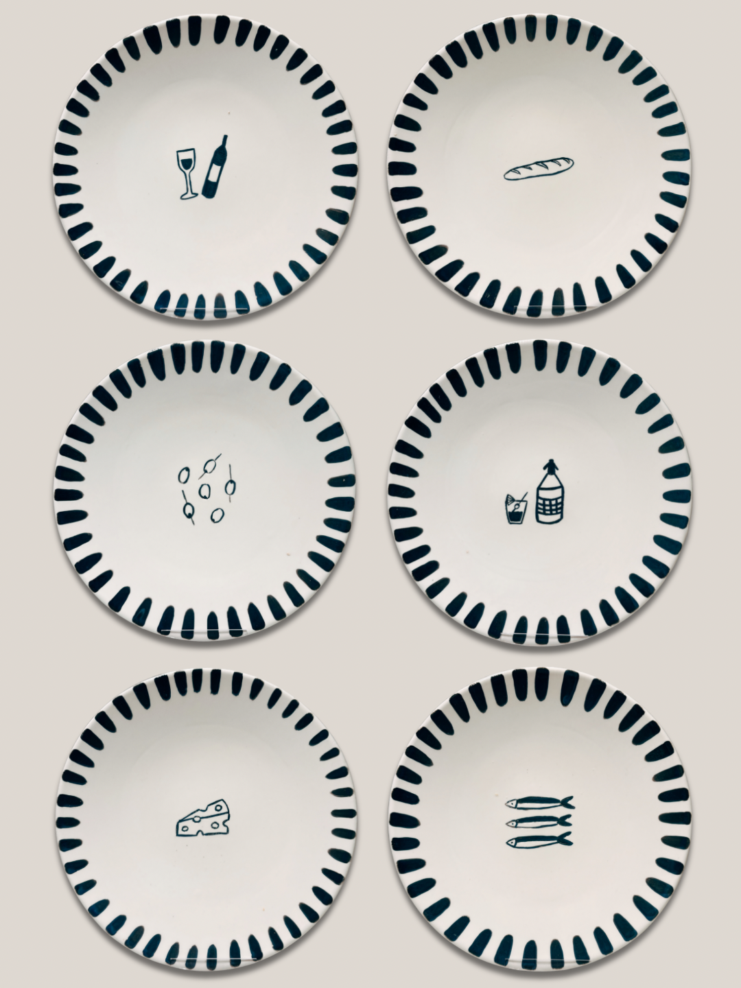 L’apéro (Set de 4 o 6)